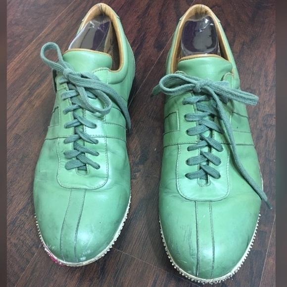 BALLY Green Sneakers size 8. GUC - Picture 7 of 7